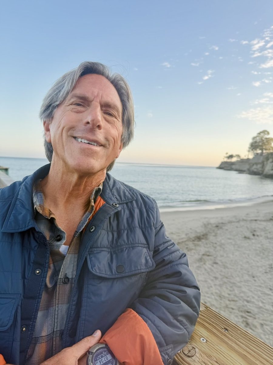 TJ Welch at the beach in Capitola